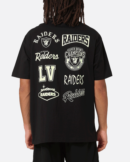 New Era Las Vegas Raiders Oversized Glow T-Shirt Black