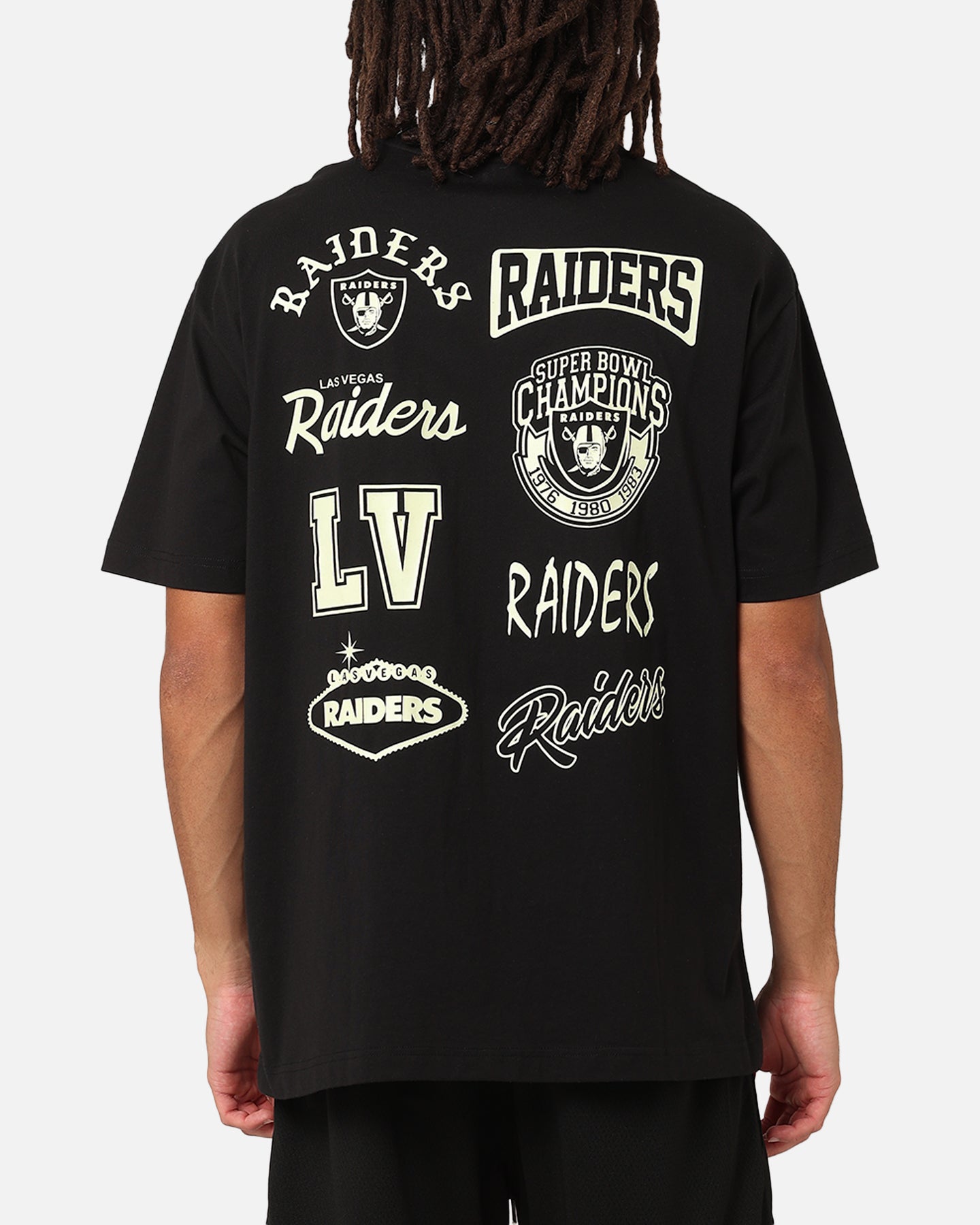 New Era Las Vegas Raiders Oversized Glow T-Shirt Black | Culture