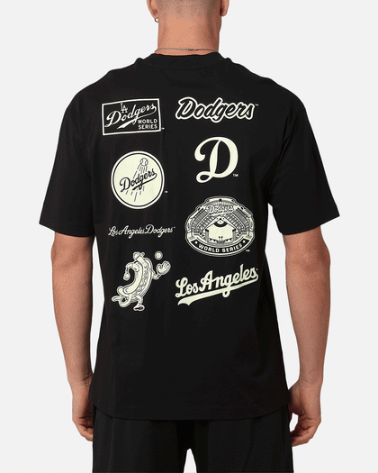 New Era Los Angeles Dodgers Oversized Glow T-Shirt Black