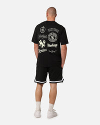 New Era New York Yankees Oversized Glow T-Shirt Black
