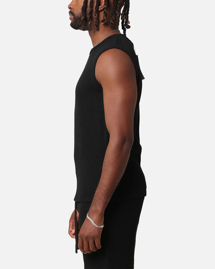 XXIII Broad Knit Singlet Black