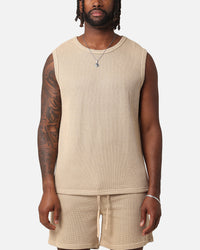 XXIII Broad Knit Singlet Tan