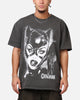 73Studio X DC Batman Catwoman Heavyweight T-Shirt Black Wash