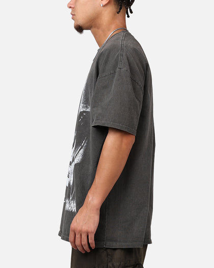 73Studio X DC Batman Catwoman Heavyweight T-Shirt Black Wash