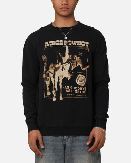 Midland Crewneck Sweater Washed Black