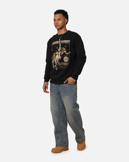 Midland Crewneck Sweater Washed Black