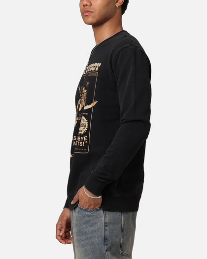 Midland Crewneck Sweater Washed Black