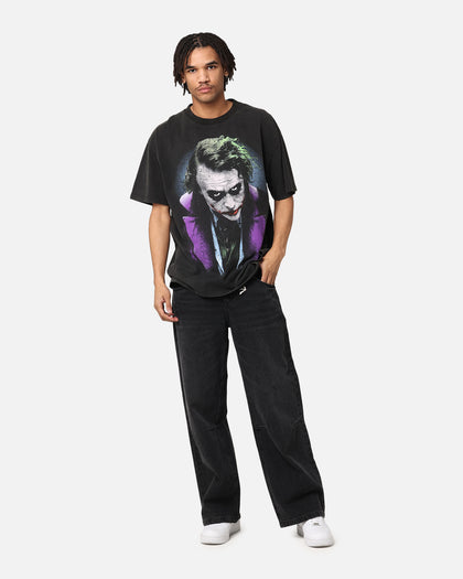 American Thrift X DC Batman The Joker Magic Trick Heavy T-Shirt Vintage Black