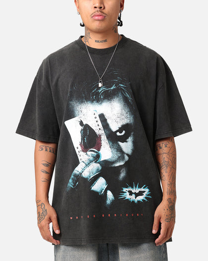 American Thrift X DC Batman The Dark Knight '08 Heavy T-Shirt Vintage Black