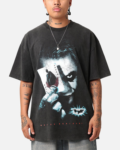 American Thrift X DC Batman The Dark Knight '08 Heavy T-Shirt Vintage Black