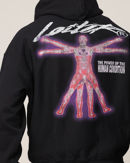 Loiter Human Condition Hoodie Black