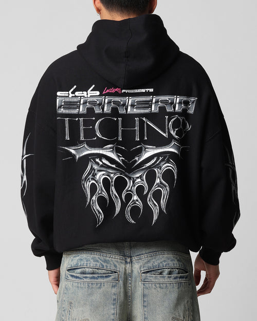 Loiter Techno Hoodie Black