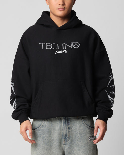 Loiter Techno Hoodie Black