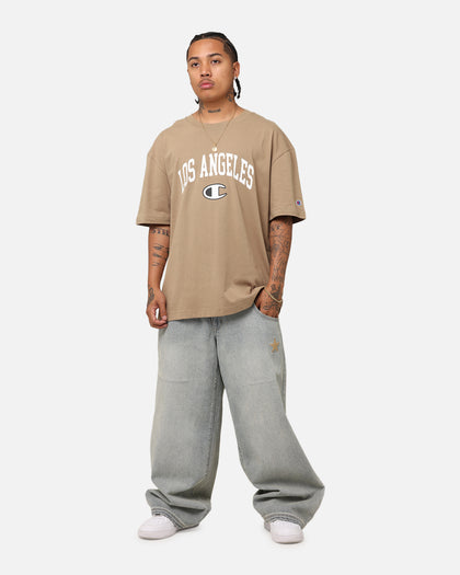 Champion Heritage Los Angeles Logo Graphic T-Shirt Whole Wheat Khaki