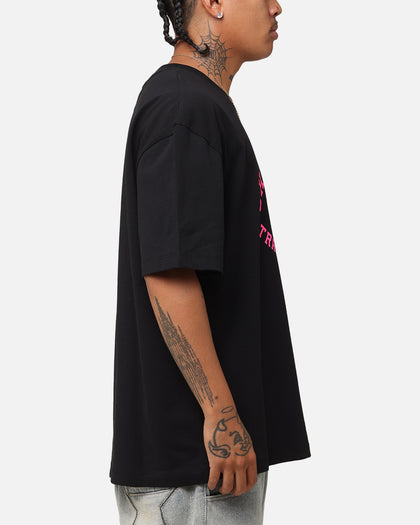 Champion Heritage Collegiate Track And Field T-Shirt Black/Pink