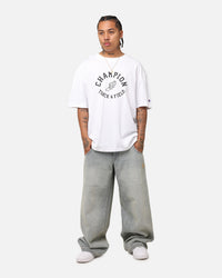 Champion Heritage Collegiate Track And Field T-Shirt White//Black