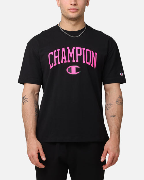 Champion Heritage Varsity Graphic T-Shirt Pink