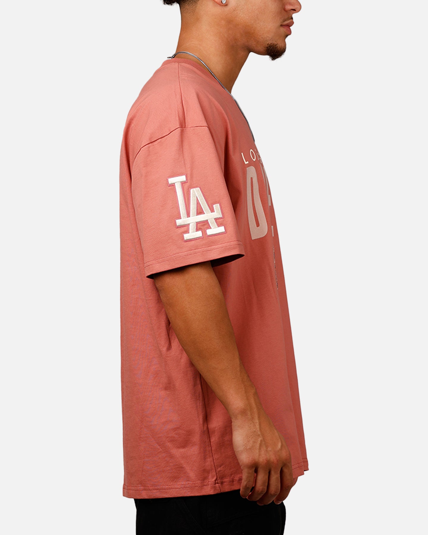 Pro Standard Los Angeles Dodgers 'Dodgers Tapestry' T-Shirt Rose