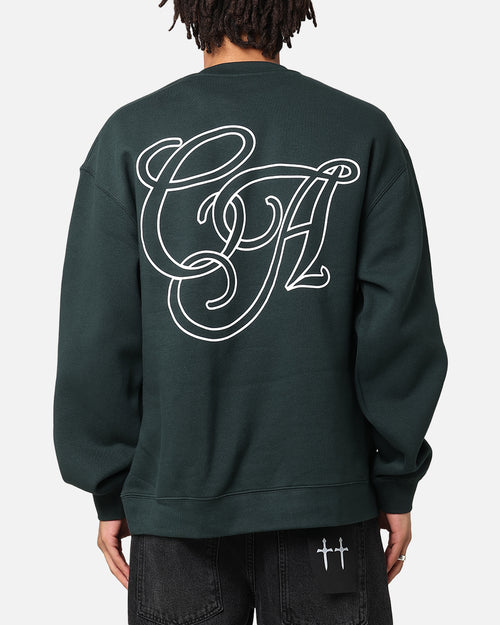 Carre C.A Monogram Crewneck Pine Green