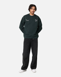 Carre C.A Monogram Crewneck Pine Green