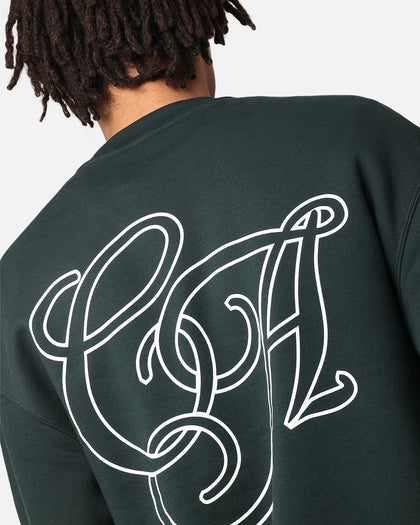 Carre C.A Monogram Crewneck Pine Green