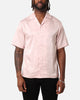 XXIII Carry Satin Button Up Shirt Pink