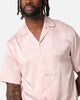 XXIII Carry Satin Button Up Shirt Pink