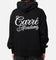 Carre Serif Hoodie Black