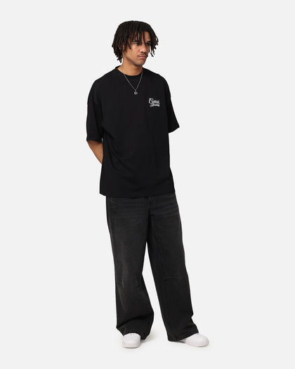 Carre Serif T-Shirt Black