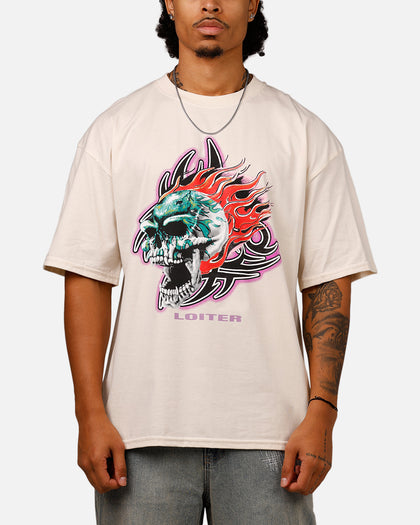 Loiter Rip N Dip T-Shirt Off White