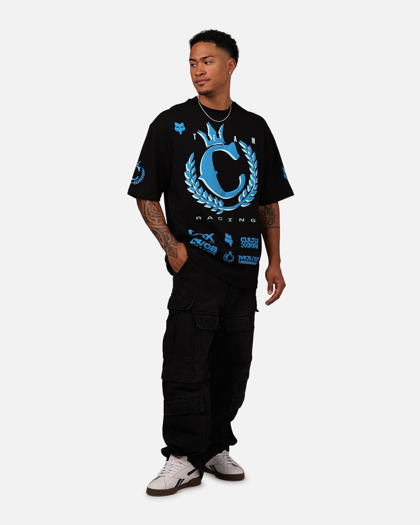 Fox Racing X Culture Kings T-Shirt Black/Blue | Culture Kings US