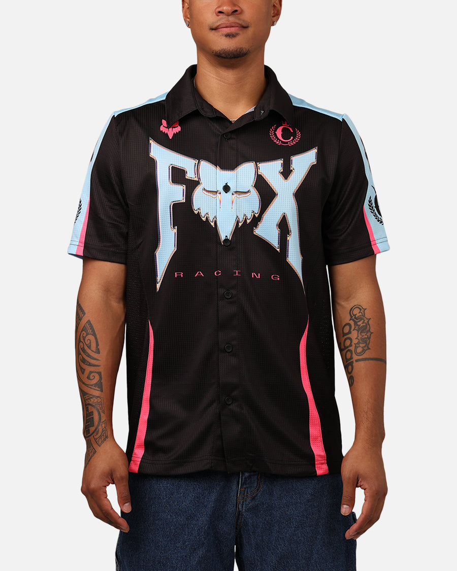 T-Shirt Fox Racing X Kawi Premium à Manches Courtes – Coton Doux, Style Moto Premium Homme