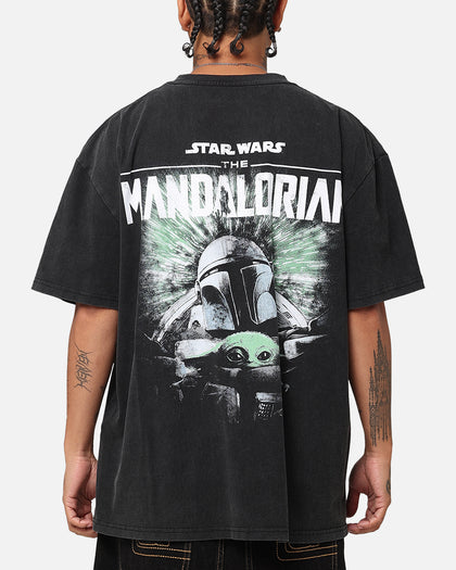 Star Wars The Mandalorian Heavy T-Shirt Vintage Black