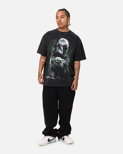 Star Wars The Mandalorian Heavy T-Shirt Vintage Black