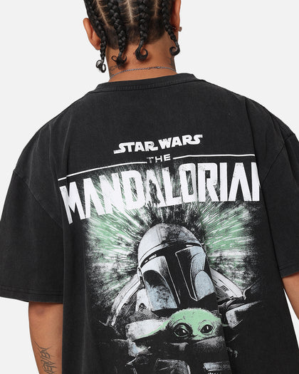 Star Wars The Mandalorian Heavy T-Shirt Vintage Black