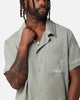 XXIII Serene Linen Button Up Shirt Sage Green