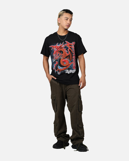 Goat Crew X Yu-Gi-Oh! Slifer Vintage T-Shirt Black