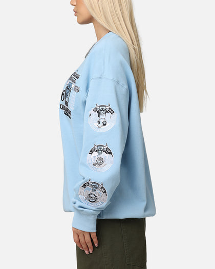 Mitchell & Ness Chicago Bulls 'UNC To Chicago' Champions Crewneck Light Blue