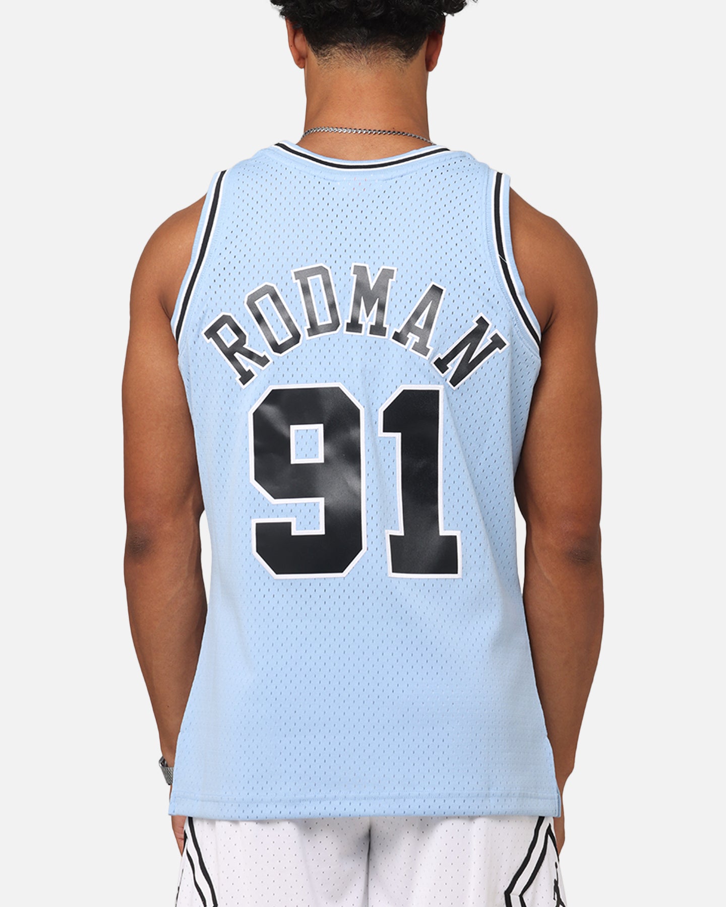 Mitchell & Ness Chicago Bulls Dennis Rodman 'Vapor Blue' Jersey