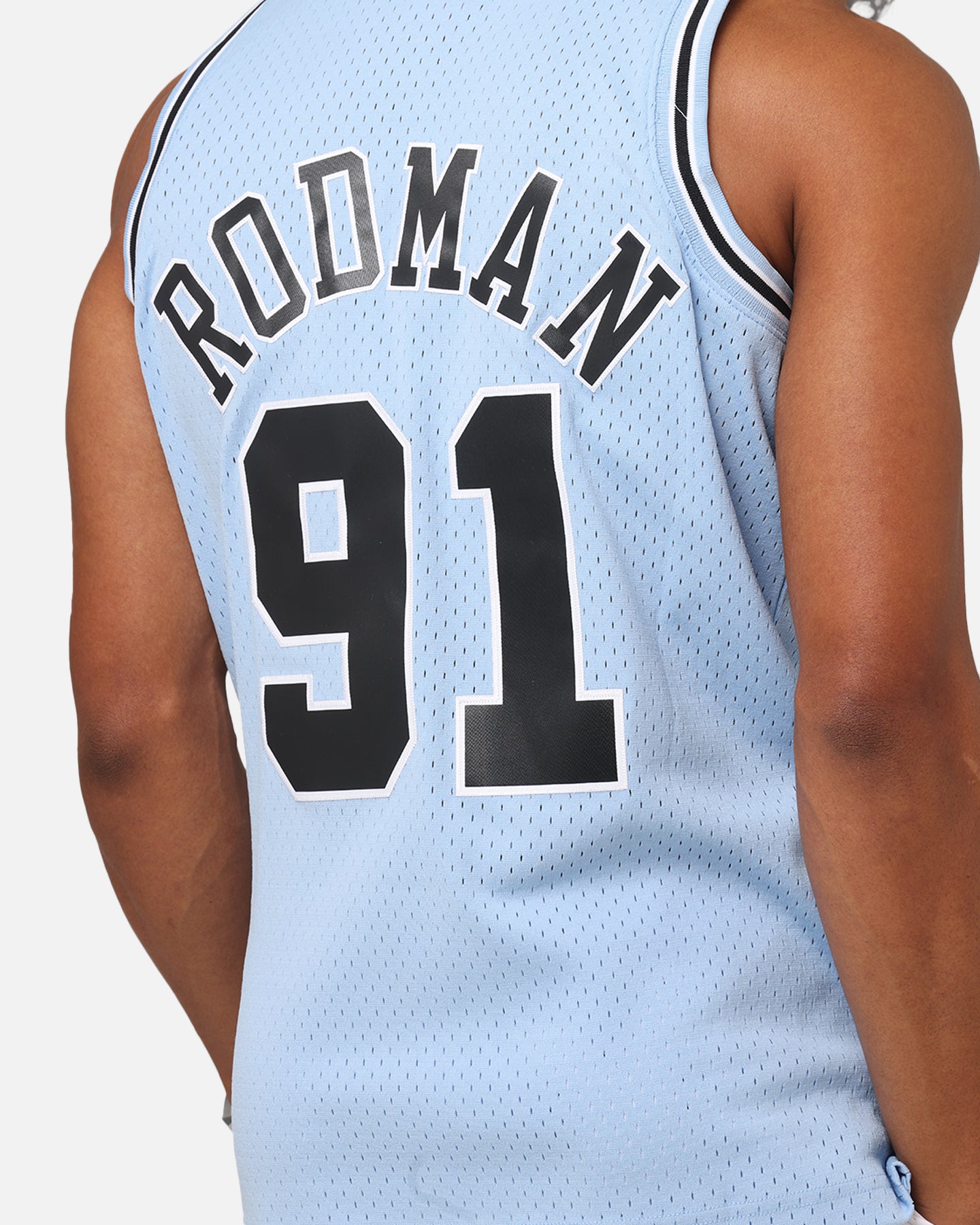 Mitchell & Ness Chicago Bulls Dennis Rodman 'Vapor Blue' Jersey