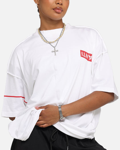 The Anti Order Azero Non Seam Oversized T-Shirt White/Red