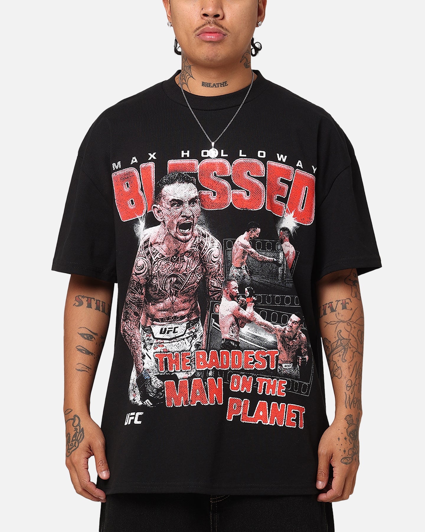 UFC By Culture Kings Max Holloway Baby I'm Blessed Heavyweight T