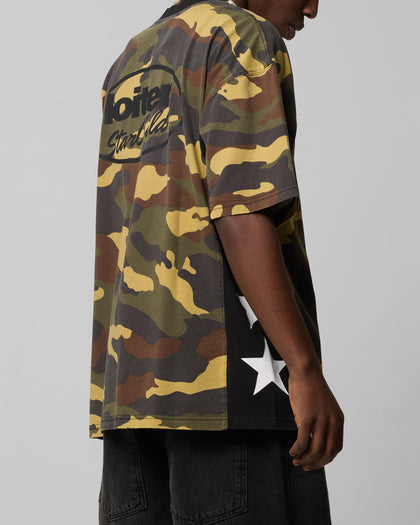 Loiter Star Child T-Shirt Woodland Camo