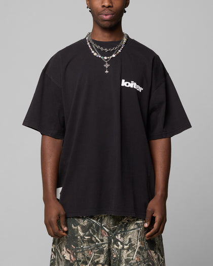Loiter Star Child T-Shirt Washed Black