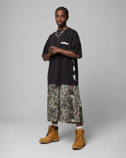 Loiter Star Child T-Shirt Washed Black