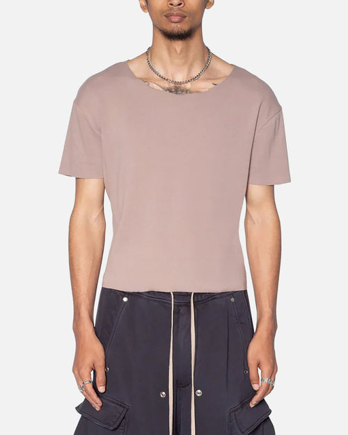 MNML Fitted Ribbed T-Shirt Mauve