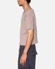 MNML Fitted Ribbed T-Shirt Mauve