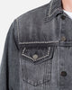 MNML Flat Studded Trucker Jacket Black