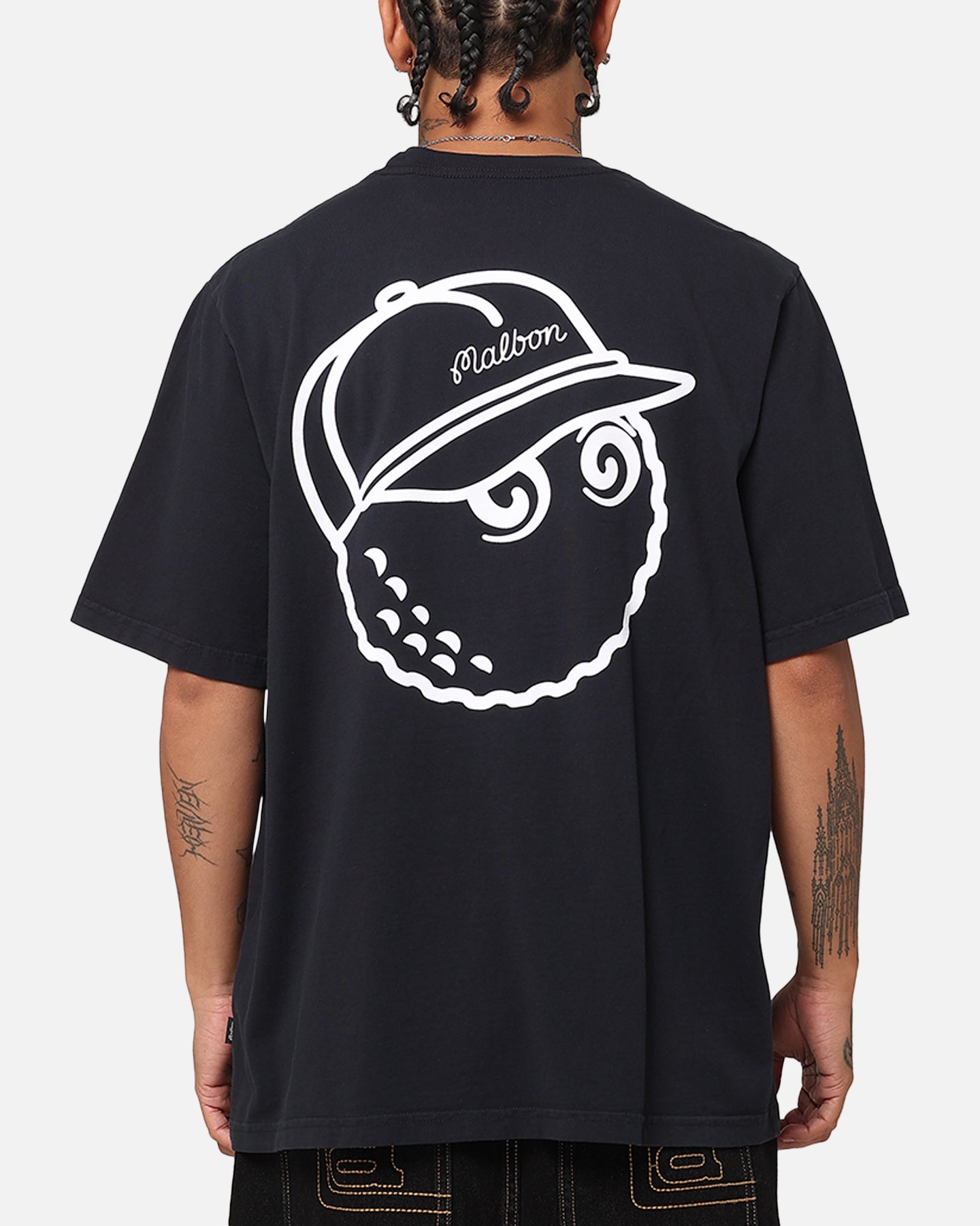 Malbon Baldwin Buckets Knockout T-Shirt Black | Culture Kings US