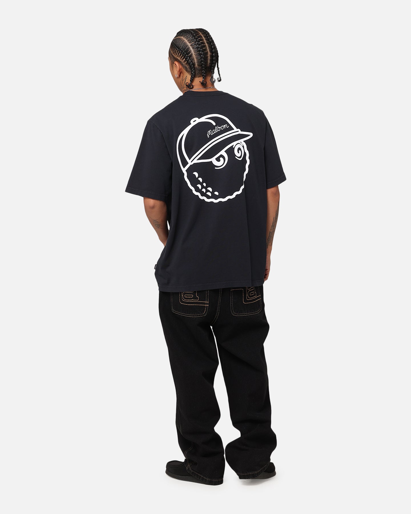 Malbon Baldwin Buckets Knockout T-Shirt Black | Culture Kings US